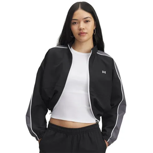 Under Armour Women's Rival Woven 1/4 Zip Fleece - 50% Off