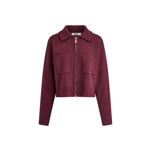 DKNY DKNY FZ Knit Jkt Ld64 - 30% Off