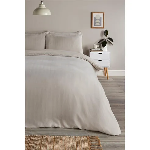 Homelife Herringbone Soft Touch Duvet Cover Sets - 80% Off