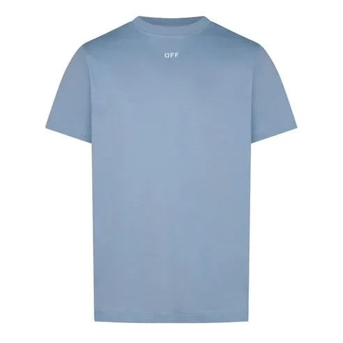 OFF WHITE Women's Cotton Short-Sleeve Slim-Fit T-Shirt - 80% Off