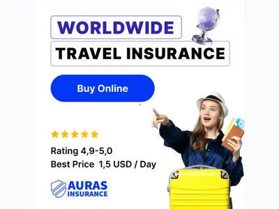 ประกันการเดินทางด้วยความคุ้มทุนสูงจาก Auras Insurance